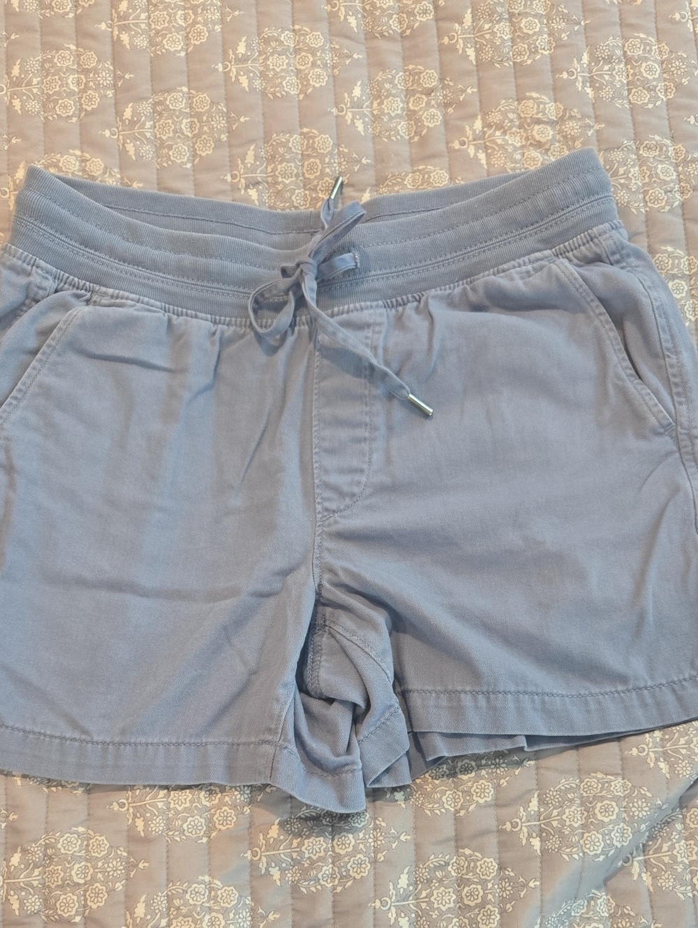 Orvis Light Blue Women's Athletic Drawstring Shorts
